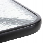 ΣΕΤ ΤΡΑΠΕΖΑΡΙΑΣ ΕΞ.ΧΩΡΟΥ 5ΤΜΧ FIGO HM10880.03 ΤΡΑΠΕΖΙ & ΚΑΡΕΚΛΕΣ ΜΕΤΑΛΛΙΚΑ ΣΕ ΜΑΥΡΟ