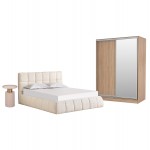ΣΕΤ ΚΡΕΒΑΤΟΚΑΜΑΡΑΣ 3ΤΜΧ EDDY HM10883.03 ΥΦΑΣΜΑ ΜΠΟΥΚΛΕ ΜΠΕΖ-ΜΕΛΑΜΙΝΗ SONAMA