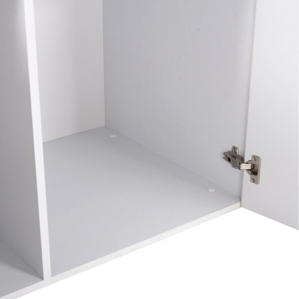 ΝΤΟΥΛΑΠΑ 3ΦΥΛΛΗ ΜΕ ΠΑΤΑΡΙ CARLY HM10891.05 ΜΕΛΑΜΙΝΗ ΣΕ ΛΕΥΚΟ 150X55Χ240Υεκ.