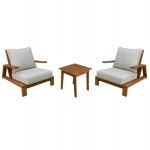 LOUNGE ΣΕΤ MIREX HM10893 ΤΡΑΠΕΖΑΚΙ & 2 ΠΟΛΥΘΡΟΝΕΣ--ΞΥΛΟ ΑΚΑΚΙΑΣ--ΕΚΡΟΥ ΜΑΞΙΛΑΡΙΑ