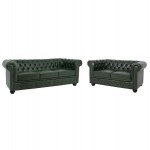 ΣΕΤ ΚΑΝΑΠΕΣ 2ΘΕΣΙΟΣ & 3ΘΕΣΙΟΣ HM10911.08 PU ΔΕΡΜΑ Τ.CHESTERFIELD ΚΥΠΑΡΙΣΣΙ
