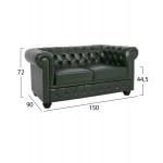 ΣΕΤ ΣΑΛΟΝΙ 3ΤΜΧ MOBAR HM10912.08 PU ΔΕΡΜΑ Τ.CHESTERFIELD ΚΥΠΑΡΙΣΣΙ