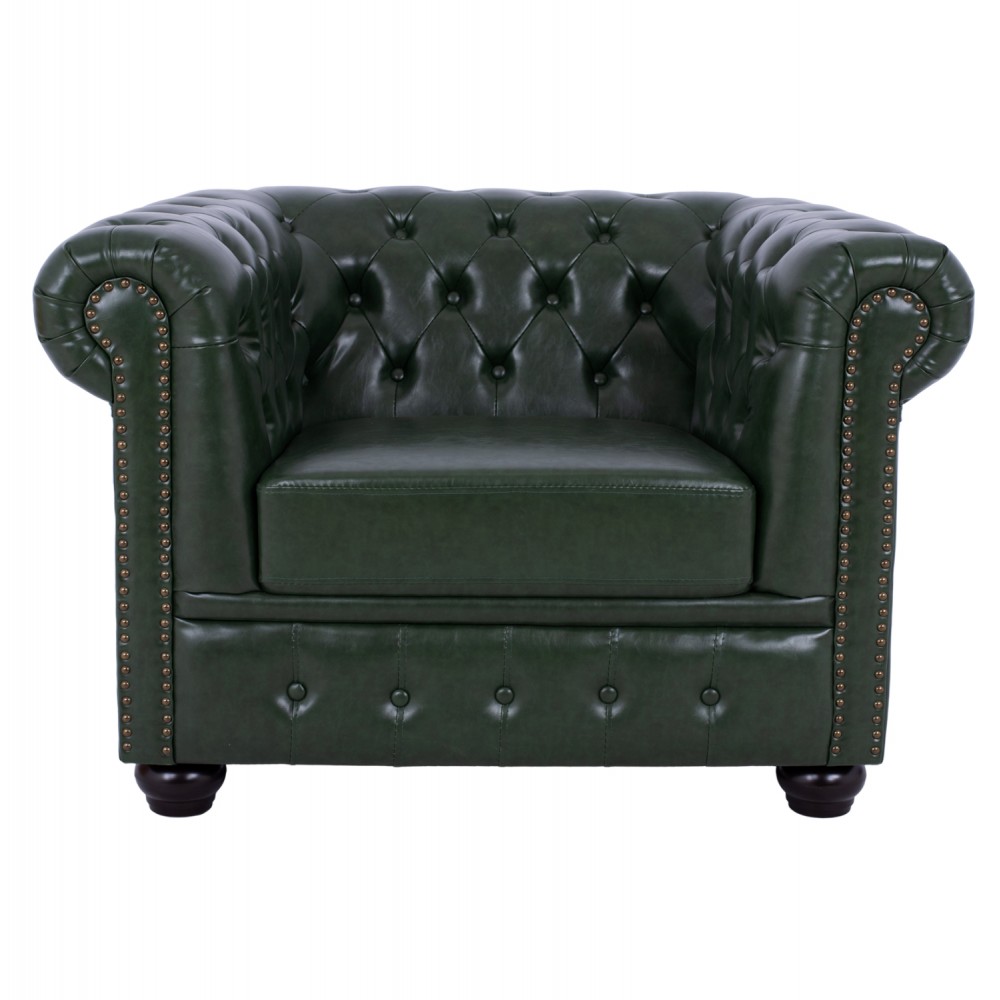 ΣΕΤ ΣΑΛΟΝΙ 3ΤΜΧ MOBAR HM10912.08 PU ΔΕΡΜΑ Τ.CHESTERFIELD ΚΥΠΑΡΙΣΣΙ