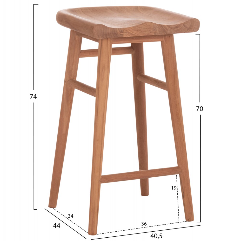 ΣΕΤ ΤΡΑΠΕΖΙ ΜΕ 2 ΣΚΑΜΠΟ ΜΠΑΡ BOLMAR HM10917 ΞΥΛΟ TEAK ΣΕ ΦΥΣΙΚΟ ΧΡΩΜΑ