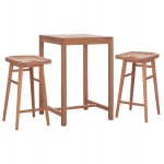 ΣΕΤ ΤΡΑΠΕΖΙ ΜΕ 2 ΣΚΑΜΠΟ ΜΠΑΡ BOLMAR HM10917 ΞΥΛΟ TEAK ΣΕ ΦΥΣΙΚΟ ΧΡΩΜΑ