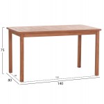 ΣΕΤ ΤΡΑΠΕΖΑΡΙΑΣ ΕΞ.ΧΩΡΟΥ 5ΤΜΧ ROBBIE ΗΜ10926 ΞΥΛΟ TEAK ΣΕ ΦΥΣΙΚΟ