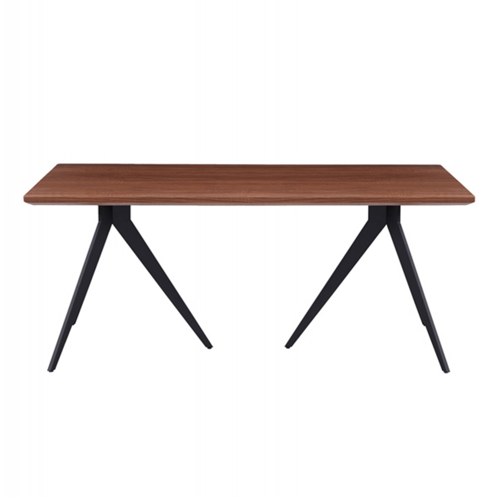 ΣΕΤ ΤΡΑΠΕΖΑΡΙΑΣ 7ΤΜΧ GAFF HM10935.03 MDF TOP ΚΑΡΥΔΙ--ΥΦΑΣΜΑ TAUPE & ΜΕΤΑΛΛΟ ΜΑΥΡΟ