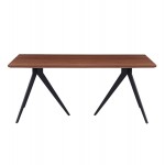 ΣΕΤ ΤΡΑΠΕΖΑΡΙΑΣ 7ΤΜΧ GAFF HM10935.03 MDF TOP ΚΑΡΥΔΙ--ΥΦΑΣΜΑ TAUPE & ΜΕΤΑΛΛΟ ΜΑΥΡΟ