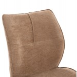 ΣΕΤ ΤΡΑΠΕΖΑΡΙΑΣ 5ΤΜΧ GAFF HM10953.03 ΚΕΡΑΜΙΚΟ TOP--ΥΦΑΣΜΑ TAUPE & ΜΕΤΑΛ.ΠΟΔΙΑ ΜΑΥΡΑ