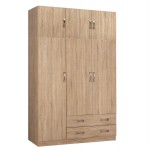 ΝΤΟΥΛΑΠΑ 3ΦΥΛΛΗ ΜΕ ΠΑΤΑΡΙ CARLY HM10891.02 ΜΕΛΑΜΙΝΗ ΣΕ SONAMA 150X55Χ240Υεκ.