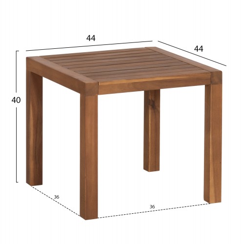 LOUNGE ΣΕΤ ΕΞ.ΧΩΡΟΥ 3ΤΜΧ DAME HM10982 ΞΥΛΟ ΑΚΑΚΙΑΣ--ΣΧΟΙΝΙ STRAP & ΜΑΞΙΛΑΡΙΑ ΣΕ ΜΠΕΖ