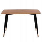ΣΕΤ ΤΡΑΠΕΖΑΡΙΑΣ 5ΤΜΧ ALIZA HM12122.01 MDF TOP ΣΕ ΦΥΣΙΚΟ--ΣΑΠΙΟ ΜΗΛΟ ΒΕΛΟΥΔΟ
