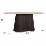 ΣΕΤ ΤΡΑΠΕΖΑΡΙΑΣ 5ΤΜΧ CATER HM12118.01 ΚΕΡΑΜΙΚΟ TOP ΟΒΑΛ--ΓΚΡΙ ΒΕΛΟΥΔΟ