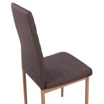 ΣΕΤ ΤΡΑΠΕΖΑΡΙΑΣ 5ΤΜΧ LADY HM11595 ΓΥΑΛΙ--ΜΕΤΑΛΛΟ--MDF ΣΕ SONAMA & ΚΑΦΕ ΥΦΑΣΜΑ