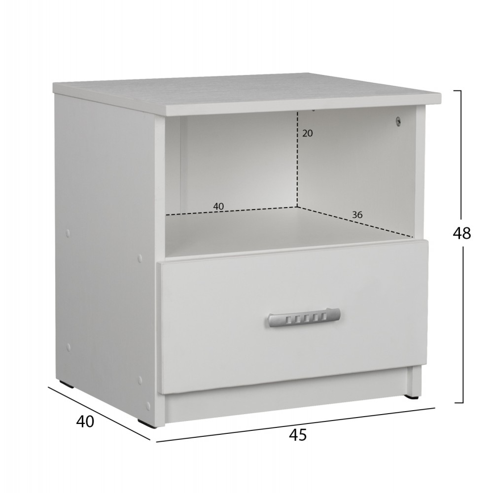 ΣΕΤ ΚΡΕΒΑΤΟΚΑΜΑΡΑΣ 5ΤΜΧ ADLER HM11758.03 ΜΕΛΑΜΙΝΗ ΛΕΥΚΗ-ΓΙΑ ΣΤΡΩΜΑ 160x200εκ