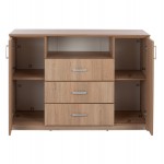 ΣΕΤ ΚΡΕΒΑΤΟΚΑΜΑΡΑΣ 6ΤΜΧ ADLER HM11759 ΜΕΛΑΜΙΝΗ SONAMA OAK-ΓΙΑ ΣΤΡΩΜΑ 160x200εκ