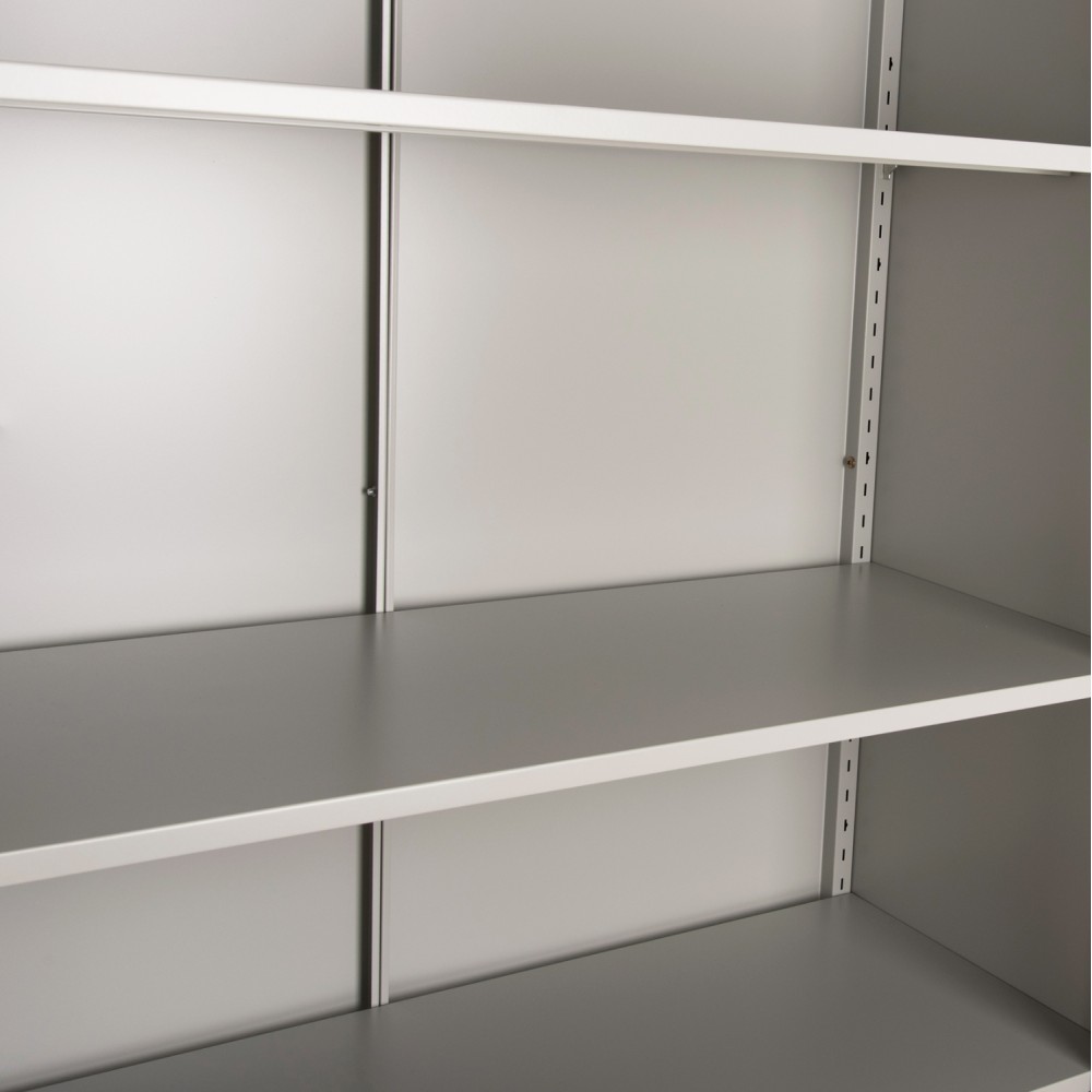 ΝΤΟΥΛΑΠΑ ΜΕΤΑΛΛΙΚΗ DURON HM21000 ΔΙΦΥΛΛΗ ΜΕ 5 ΑΠΟΘ.ΧΩΡΟΥΣ & ΠΟΔΙΑ- ΓΚΡΙ 90Χ40Χ190Yεκ