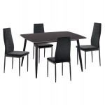ΣΕΤ ΤΡΑΠΕΖΑΡΙΑΣ 5ΤΜΧ RAVEN HM21224.02 ΚΕΡΑΜΙΚΟ TOP ΜΑΥΡΟ ΜΑΡΜΑΡΟ--ΒΕΛΟΥΔΟ ΜΑΥΡΟ