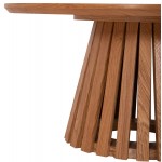 ΣΕΤ 2ΤΜΧ ΤΡΑΠΕΖΙΑ ΣΑΛΟΝΙΟΥ TALBERT HM21083 MDF ΦΥΣΙΚΟ ΞΥΛΟΥ Φ80εκ & Φ45εκ