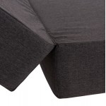 ΜΑΞΙΛΑΡΙ ΞΑΠΛΩΣΤΡΑΣ KIHEI HM21094.03 OLEFIN ΣΚΟΥΡΟ ΓΚΡΙ ΜΕ FOAM 198x70x20Υεκ