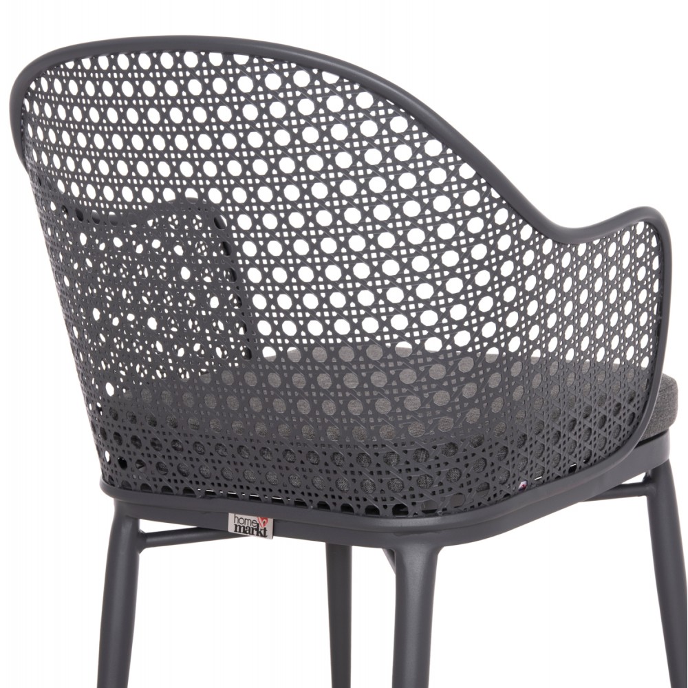 ΣΕΤ LOUNGE 3TMX ΕΞ.ΧΩΡΟΥ OREGO HM21107.01 ΑΛΟΥΜΙΝΙΟ & ΜΕΤΑΛΛΟ ΣΕ ΣΚΟΥΡΟ ΓΚΡΙ