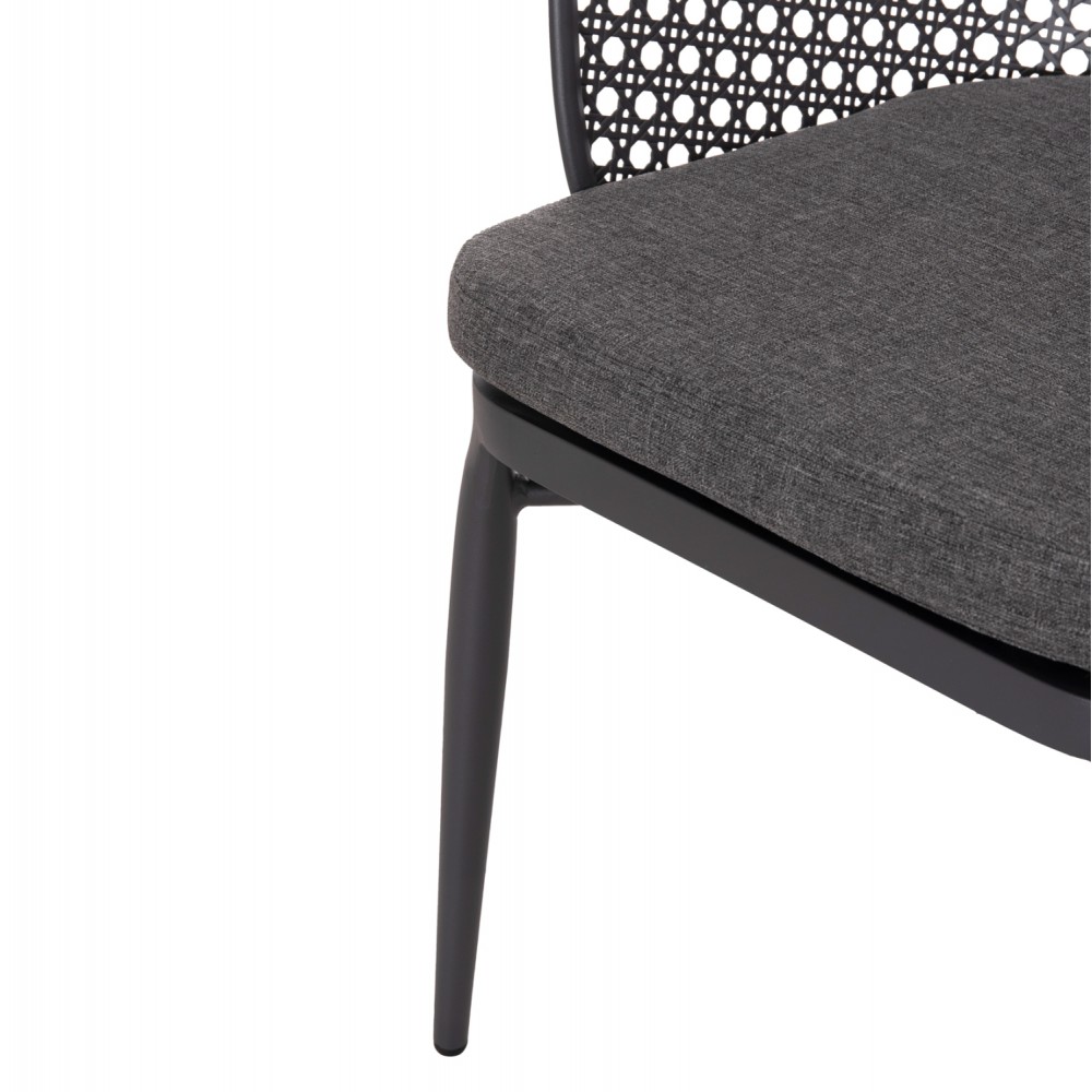 ΣΕΤ LOUNGE 3TMX ΕΞ.ΧΩΡΟΥ OREGO HM21107.01 ΑΛΟΥΜΙΝΙΟ & ΜΕΤΑΛΛΟ ΣΕ ΣΚΟΥΡΟ ΓΚΡΙ