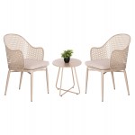 ΣΕΤ LOUNGE 3TMX ΕΞ.ΧΩΡΟΥ OREGO HM21107.03 ΑΛΟΥΜΙΝΙΟ & ΜΕΤΑΛΛΟ ΣΕ ΚΑΠΟΥΤΣΙΝΟ