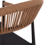 ΣΕΤ ΤΡΑΠΕΖΑΡΙΑΣ ΕΞΩΤ. ΧΩΡΟΥ 5ΤΜΧ BERG HM21134 ΣΚΟΥΡΟ ΓΚΡΙ ΑΛΟΥΜΙΝΙΟ--P.E.RATTAN