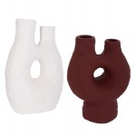 ΣΕΤ 2ΤΜΧ ΕΠΙΤΡΑΠΕΖΙΑ ΔΙΑΚΟΣΜΗΤΙΚΑ ΒΑΖΑ NAMENTIS HM21143.01 ΤΕΡΑΚΟΤΑ ΛΕΥΚΟ/ΒΥΣΣΙΝΙ