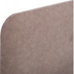 ΚΡΕΒΑΤΙ ΜΕ ΣΤΡΩΜΑ ΔΙΠΛΟ DOLORES HM21165 ΜΠΕΖ ΥΦΑΣΜΑ & ΑΠΟΘ.ΧΩΡΟΣ-ΓΙΑ 160x200εκ.