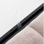 ΚΡΕΒΑΤΙ ΔΙΠΛΟ ΜΕ ΣΤΡΩΜΑ & ΑΠΟΘ.ΧΩΡΟ REMO HM21167 ΜΠΕΖ ΜΠΟΥΚΛΕ--ΓΙΑ 160x200εκ