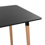 ΣΕΤ ΤΡΑΠΕΖΑΡΙΑΣ 5ΤΜΧ MINARDO HM21179 MDF TOP ΣΕ ΜΑΥΡΟ--ΣΚΟΥΡΟ ΓΚΡΙ ΥΦΑΣΜΑ