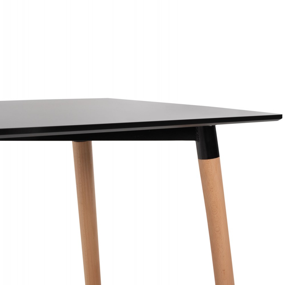 ΣΕΤ ΤΡΑΠΕΖΑΡΙΑΣ 5ΤΜΧ MINARDO HM21179 MDF TOP ΣΕ ΜΑΥΡΟ--ΣΚΟΥΡΟ ΓΚΡΙ ΥΦΑΣΜΑ