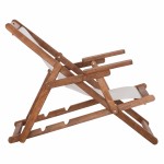 ΣΕΖΛΟΝΓΚ ΛΗΜΝΟΣ ΜΕ ΜΠΡΑΤΣΑ ΕΜΠ/ΣΜΟΣ ΚΑΡΥΔΙ ΜΕ PVC 2Χ1 ΕΚΡΟΥ HM11433.01 62,5x97x105εκ.