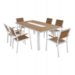 ΣΕΤ ΤΡΑΠΕΖΑΡΙΑΣ 7ΤΜΧ ΑΛΟΥΜΙΝΙΟΥ ΣΕ ΛΕΥΚΟ ΧΡΩΜΑ HM5233.01