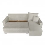 Γωνιακός καναπές-κρεβάτι αριστερή γωνία Bell μπεζ 250x150x88