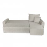 Γωνιακός καναπές-κρεβάτι αριστερή γωνία Bell μπεζ 250x150x88