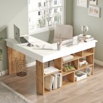 Γραφείο γωνιακό "VIANA" σε χρώμα atlantic pine/λευκό 120x129x72