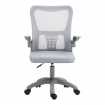 Καρέκλα γραφείου εργασίας LISE mesh γκρι 57x53x90/100