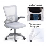 Καρέκλα γραφείου εργασίας LISE mesh γκρι 57x53x90/100