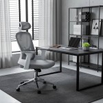 Καρέκλα γραφείου διευθυντή TUS mesh ανοιχτό γκρι 62x63x110/120