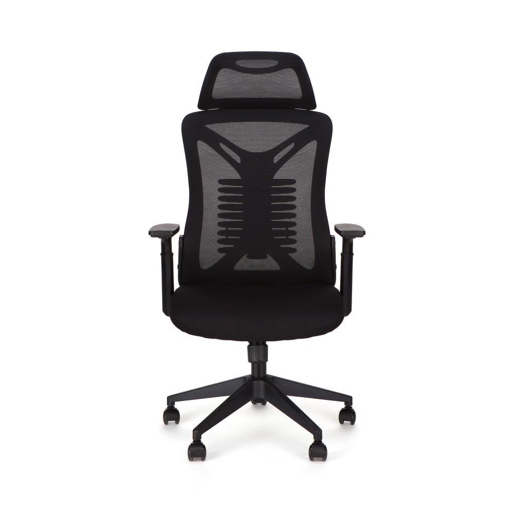 Καρέκλα γραφείου διευθυντή JAMES mesh μαύρο 65x61x117/125