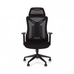 Καρέκλα γραφείου διευθυντή JAMES mesh μαύρο 65x61x117/125