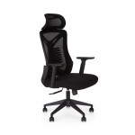 Καρέκλα γραφείου διευθυντή JAMES mesh μαύρο 65x61x117/125