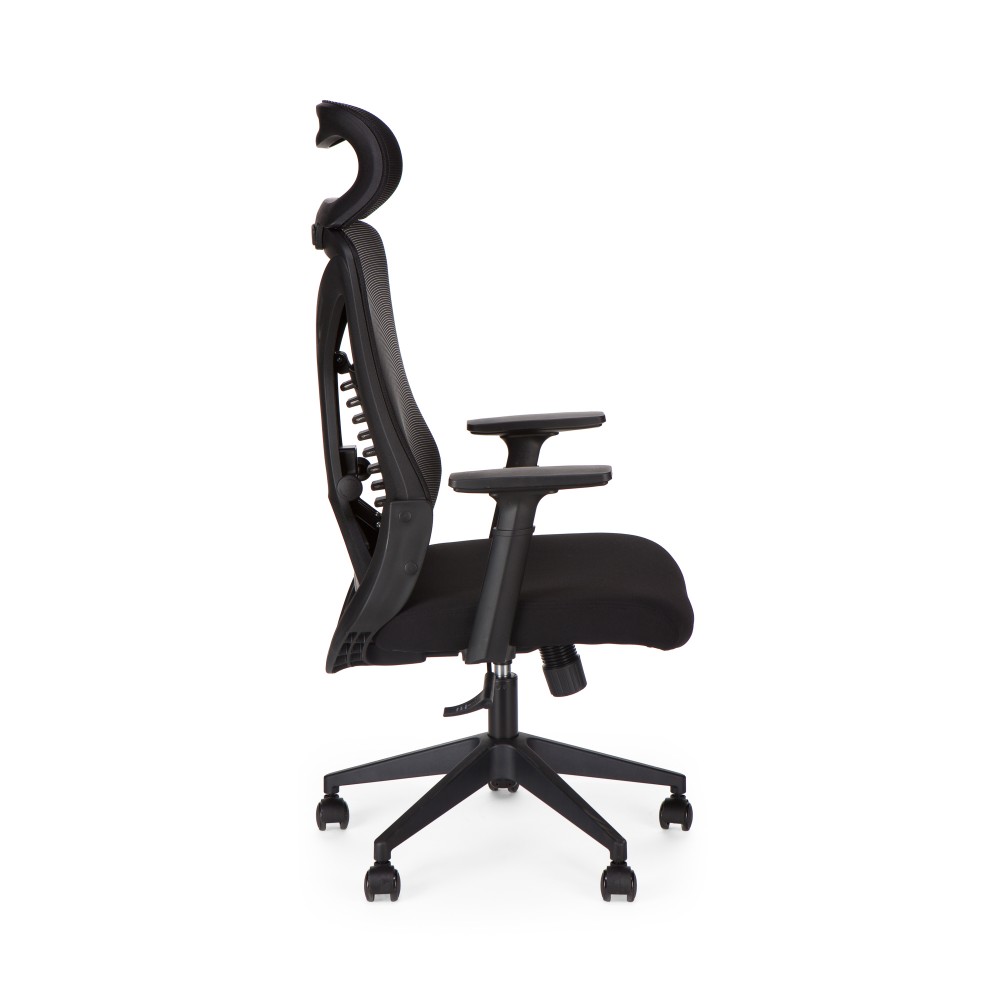 Καρέκλα γραφείου διευθυντή JAMES mesh μαύρο 65x61x117/125