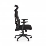 Καρέκλα γραφείου διευθυντή JAMES mesh μαύρο 65x61x117/125