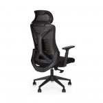 Καρέκλα γραφείου διευθυντή JAMES mesh μαύρο 65x61x117/125