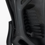 Καρέκλα γραφείου διευθυντή JAMES mesh μαύρο 65x61x117/125