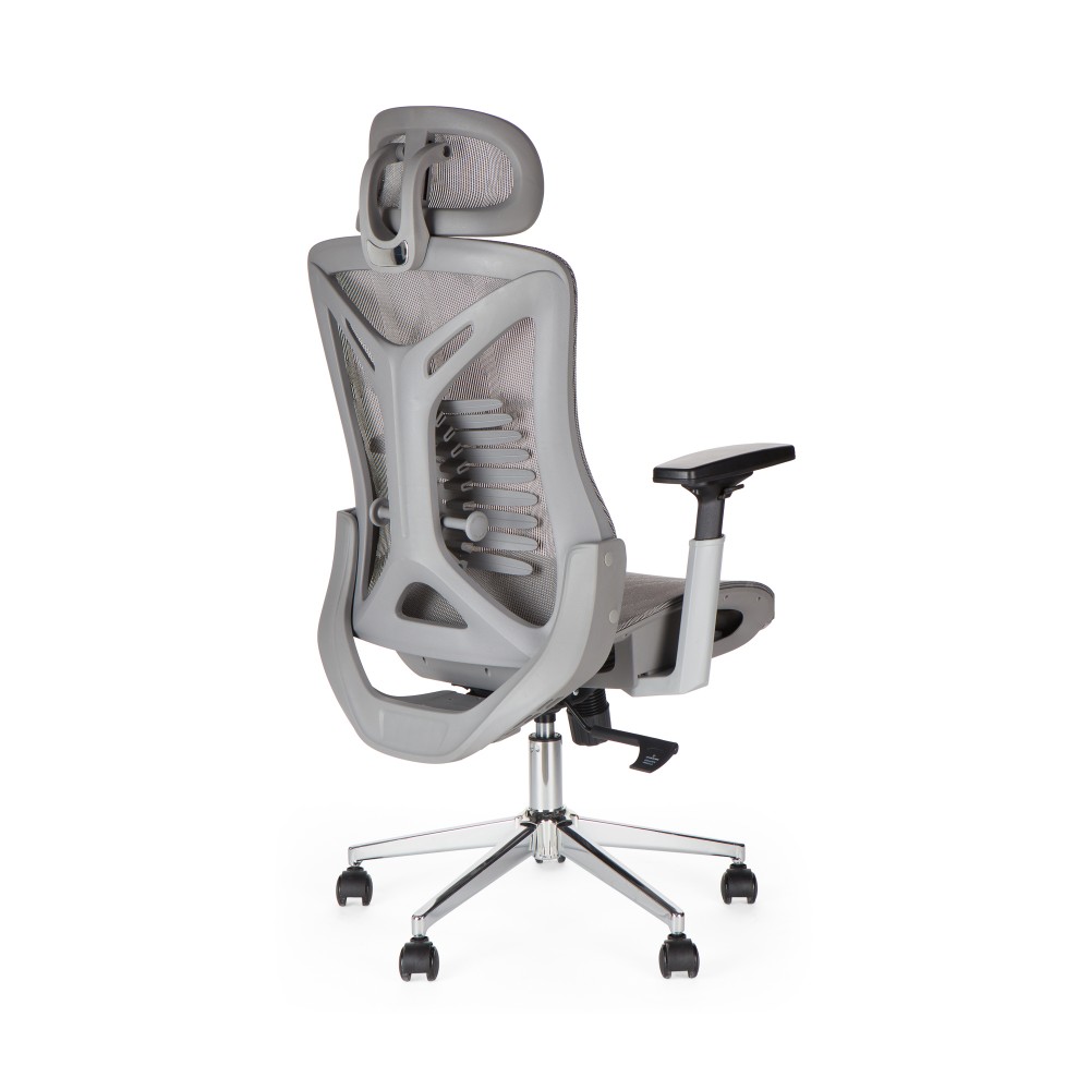 Καρέκλα γραφείου διευθυντή WING mesh ανοιχτό γκρι 65x61x117/125