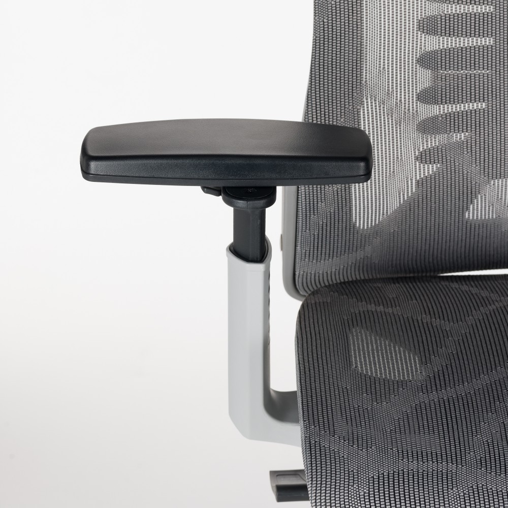 Καρέκλα γραφείου διευθυντή WING mesh ανοιχτό γκρι 65x61x117/125